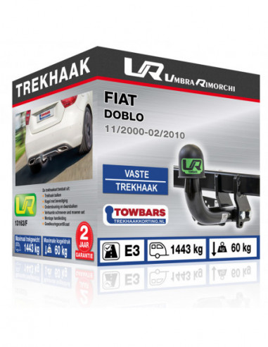 Trekhaak Fiat DOBLO Vaste trekhaak