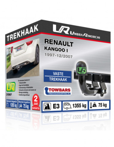 Trekhaak Renault KANGOO I Vaste trekhaak